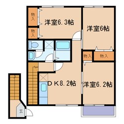 サニースクエアの物件間取画像